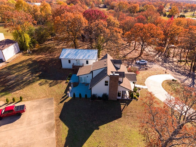 drone / aerial view