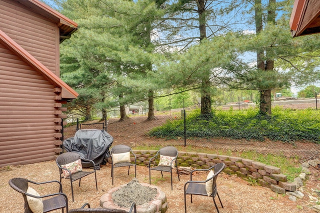 121 Waverly St, Hollister, MO 65672 - view of patio with fence and a grill