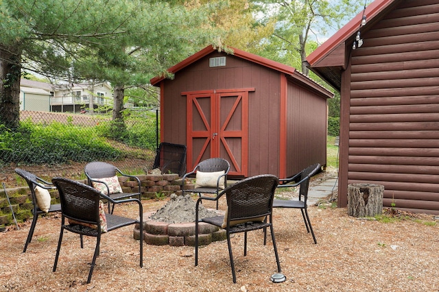 121 Waverly St, Hollister, MO 65672 - view of shed featuring fence