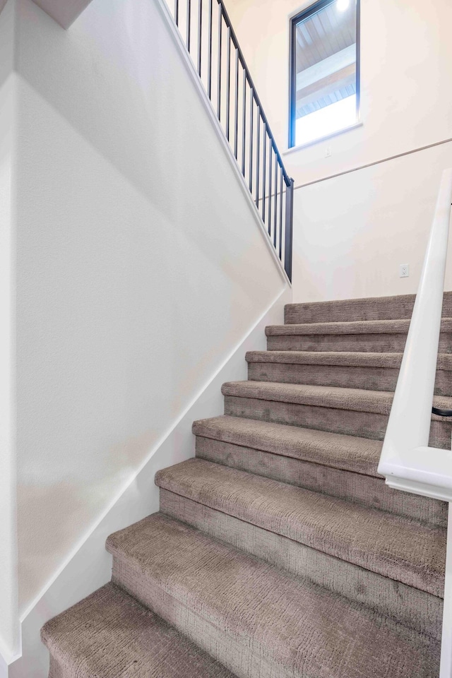 view of stairway