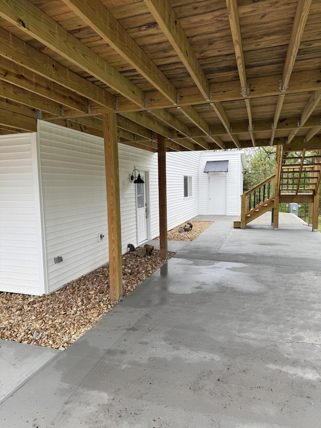 1256 Black Oak Resort Ln, Lampe, MO 65681 - view of patio / terrace with stairs