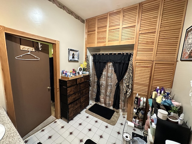 bathroom featuring tile patterned floors