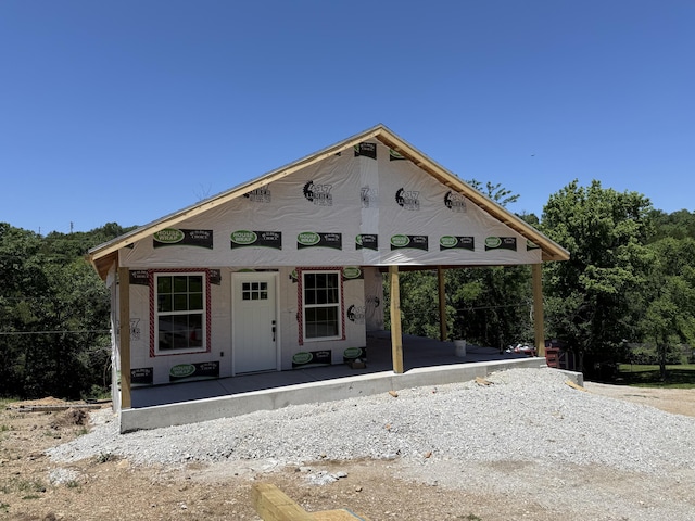 2783 Maple St, Hollister, MO 65672 - property under construction featuring covered porch