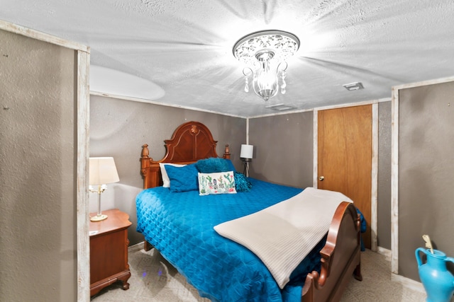 carpeted bedroom featuring baseboards
