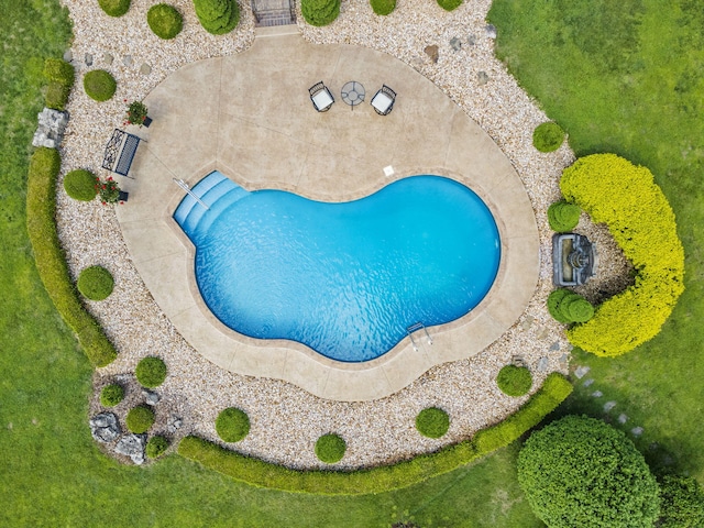 view of pool