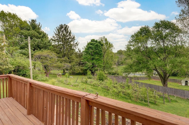 523 E Camino St, Springfield, MO 65810 - deck featuring fence