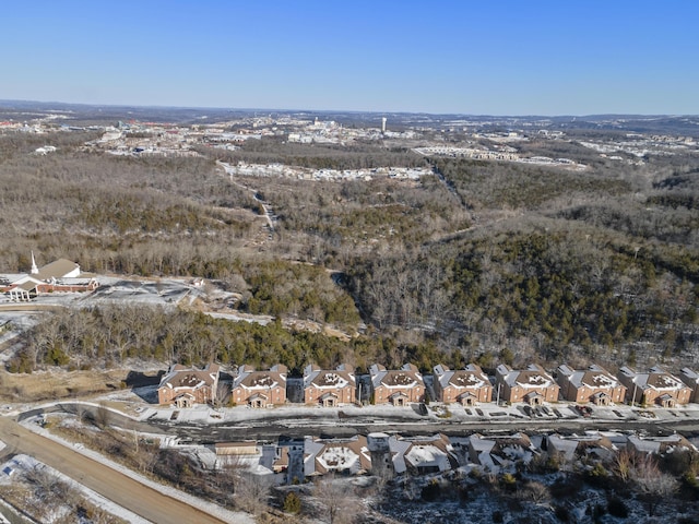 bird's eye view featuring a residential view