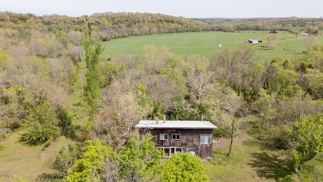 4940 Sellers Ford Rd, Hartville, MO 65667 - drone / aerial view featuring a rural view and a forest view