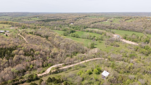 4940 Sellers Ford Rd, Hartville, MO 65667 - drone / aerial view with a view of trees