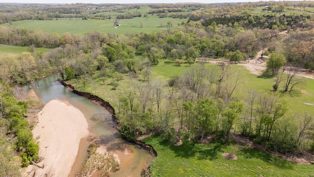 4940 Sellers Ford Rd, Hartville, MO 65667 - aerial view with a water view