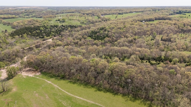 4940 Sellers Ford Rd, Hartville, MO 65667 - birds eye view of property featuring a view of trees