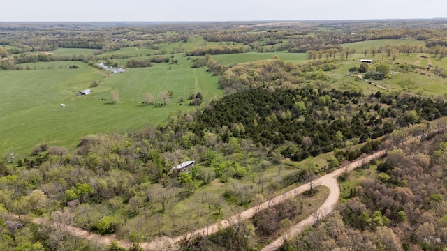 4940 Sellers Ford Rd, Hartville, MO 65667 - bird's eye view featuring a rural view