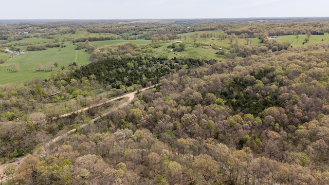 4940 Sellers Ford Rd, Hartville, MO 65667 - birds eye view of property featuring a wooded view