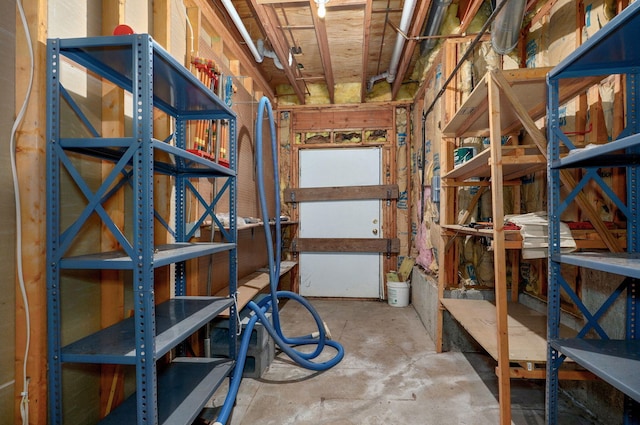 view of storage