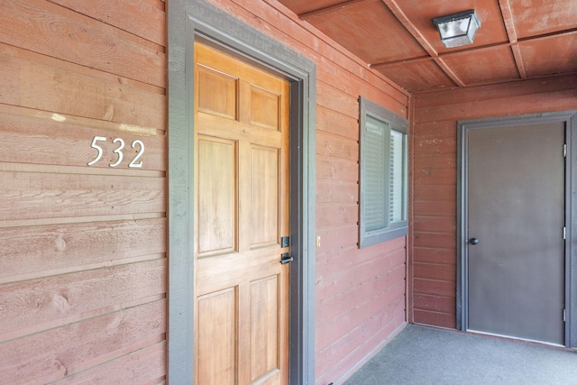 view of entrance to property