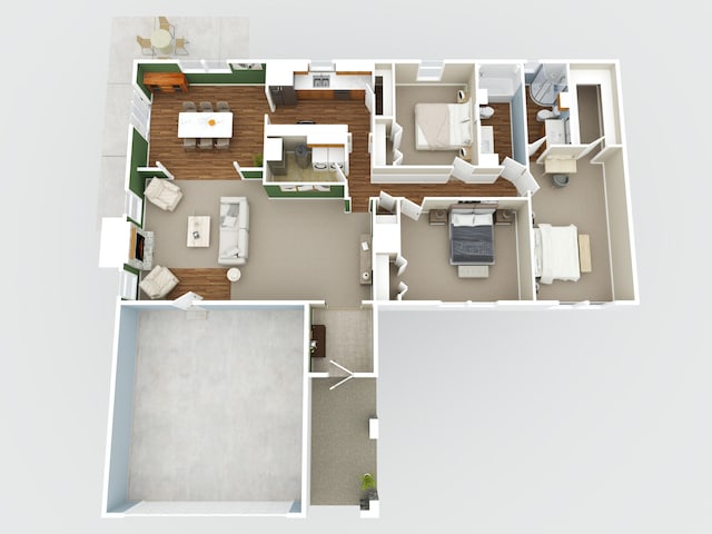 1208 Kemp Dr, Bolivar, MO 65613 - view of layout