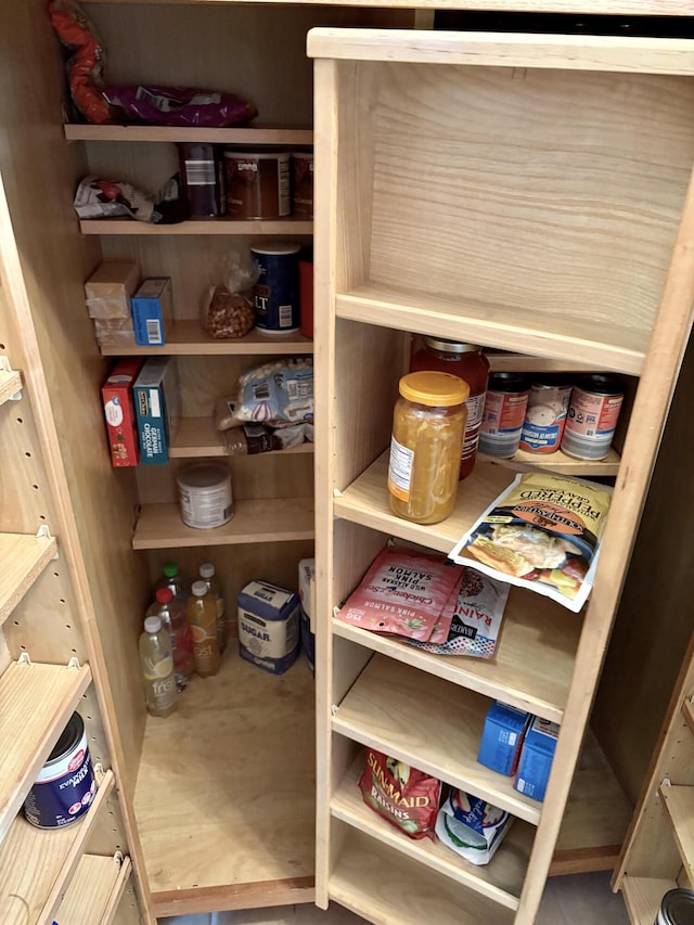 view of pantry