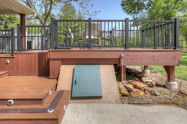 view of deck