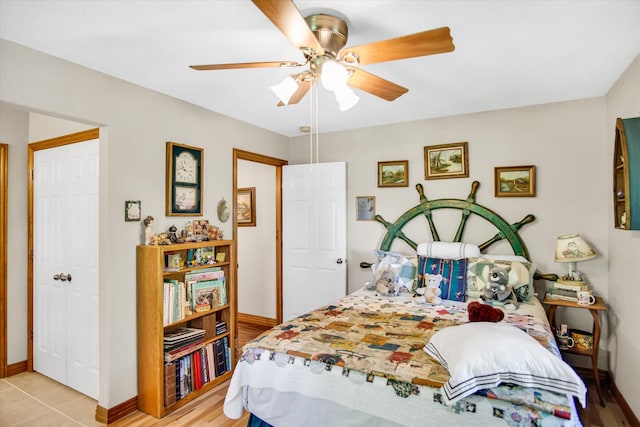 3538 E State Highway Aa, Springfield, MO 65803 - bedroom featuring baseboards and ceiling fan