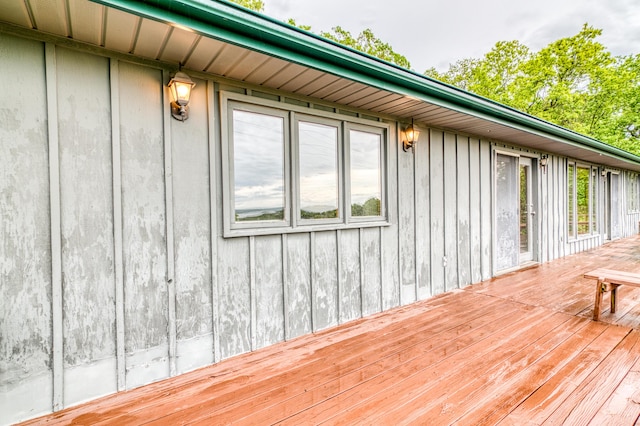 view of deck