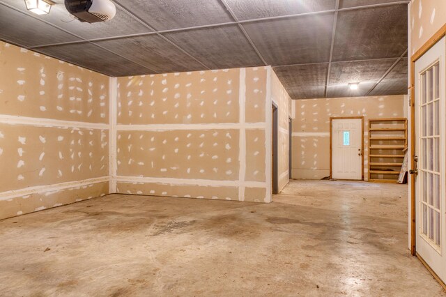 view of basement