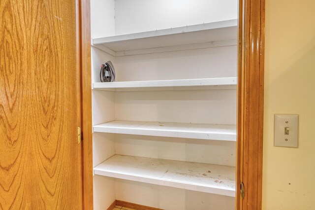 view of closet