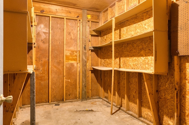 view of storage room