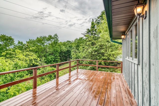 view of deck