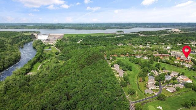 161 Avondale Dr Unit 11, Branson, MO 65616 - drone / aerial view with a water view and a forest view