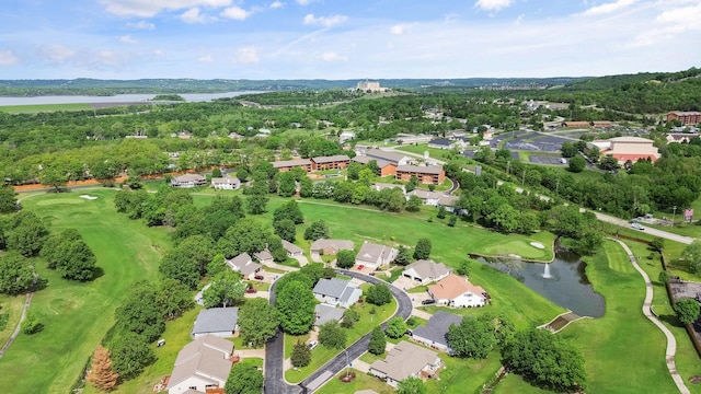 161 Avondale Dr Unit 11, Branson, MO 65616 - birds eye view of property with a water view, golf course view, and a residential view
