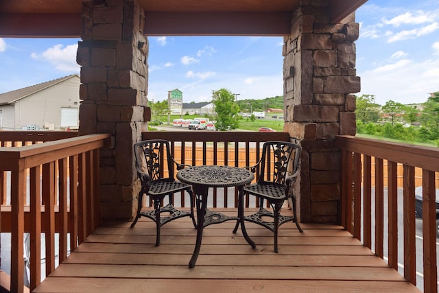 161 Avondale Dr Unit 11, Branson, MO 65616 - view of wooden terrace