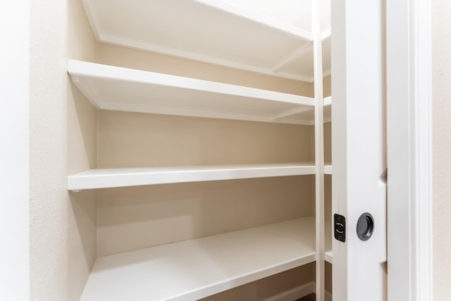 view of pantry