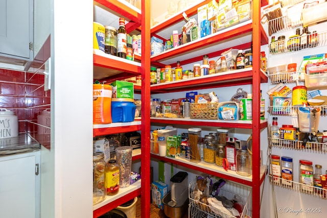 view of pantry