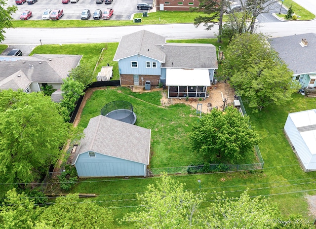 drone / aerial view
