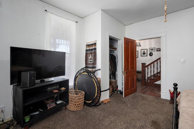 1487 E Lelia Ln, Springfield, MO 65803 - interior space featuring stairs and carpet floors