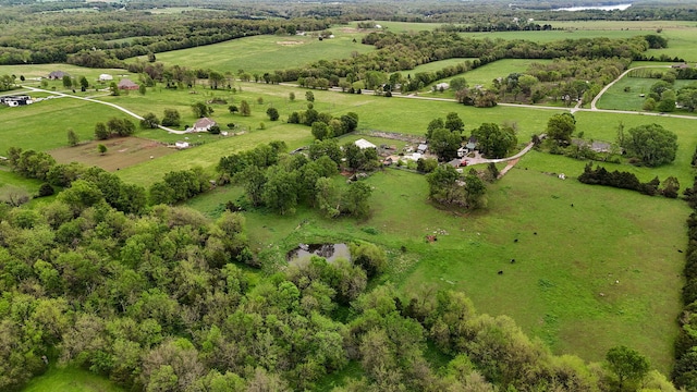 1487 E Lelia Ln, Springfield, MO 65803 - birds eye view of property featuring a rural view
