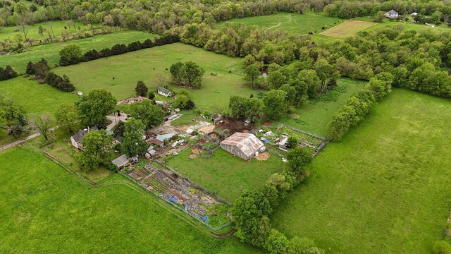 1487 E Lelia Ln, Springfield, MO 65803 - aerial view with a rural view