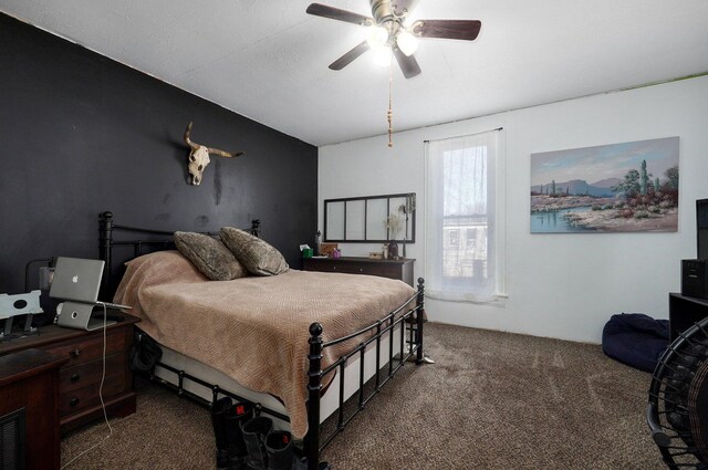 1487 E Lelia Ln, Springfield, MO 65803 - carpeted bedroom featuring a ceiling fan