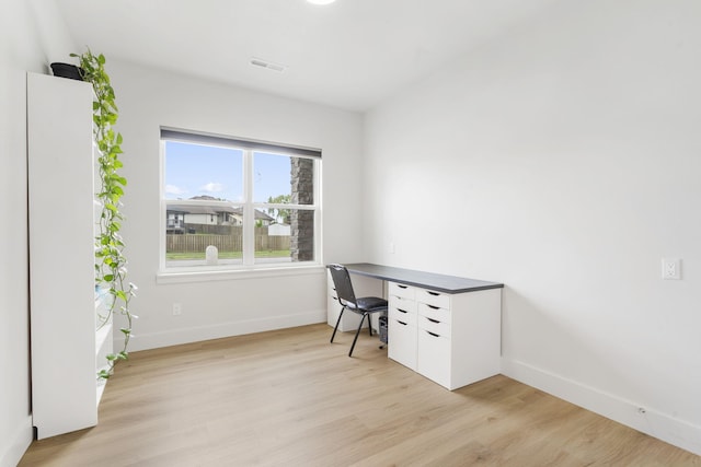 635 W Bridgewood Ct, Springfield, MO 65803 - office area featuring light wood-type flooring and baseboards