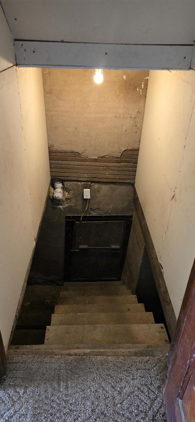 view of staircase