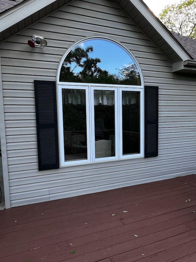 249 Mount Vernon Rd, Forsyth, MO 65653 - view of home's exterior with a wooden deck