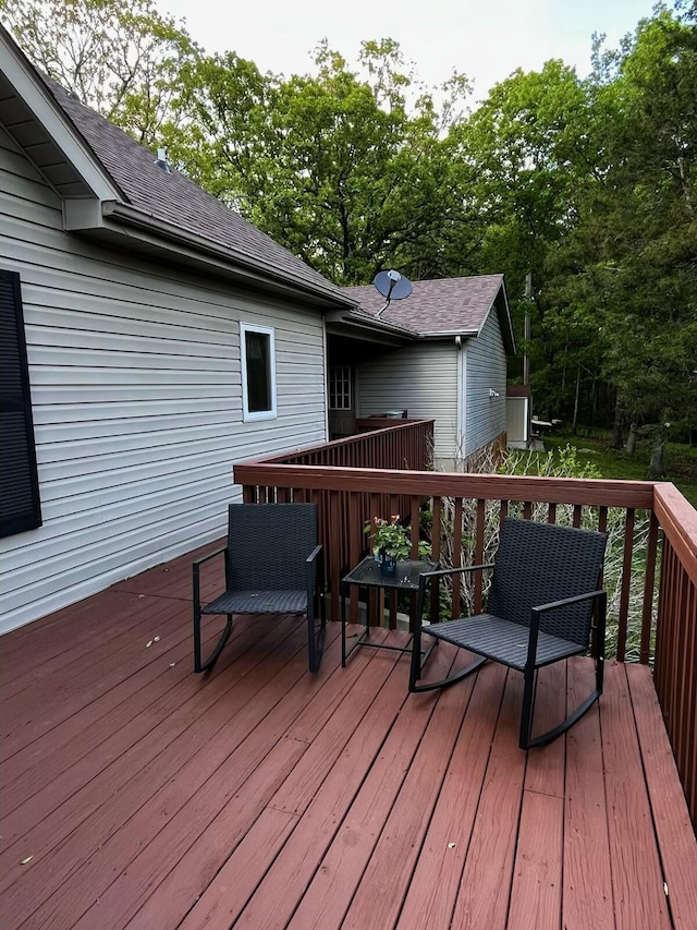 249 Mount Vernon Rd, Forsyth, MO 65653 - view of wooden terrace