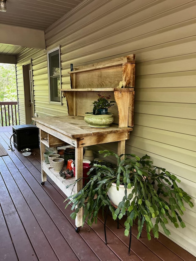 249 Mount Vernon Rd, Forsyth, MO 65653 - view of wooden terrace