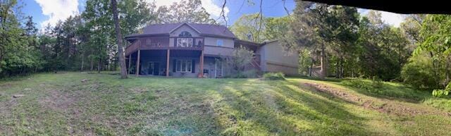 249 Mount Vernon Rd, Forsyth, MO 65653 - back of property featuring a lawn