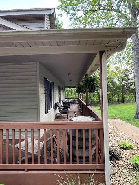 249 Mount Vernon Rd, Forsyth, MO 65653 - view of wooden terrace