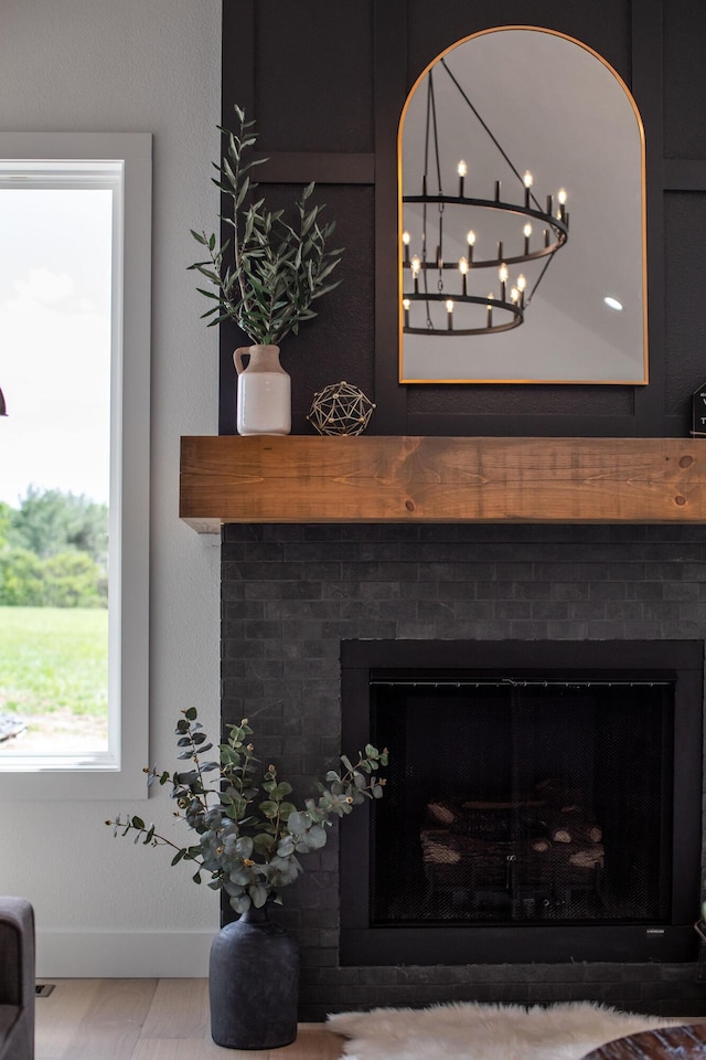 1822 E Cobblestone Dr, Ozark, MO 65721 - detailed view of a fireplace