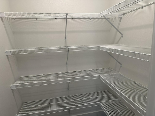 view of storage area
