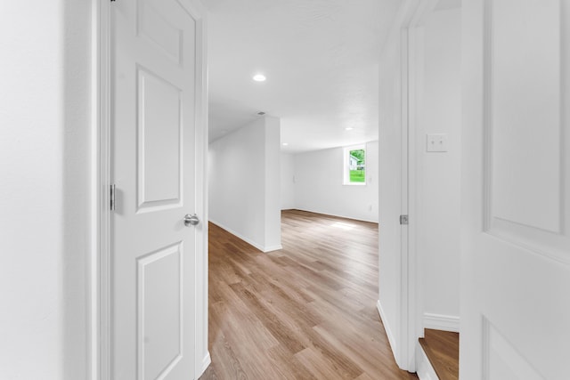 1107 E Mccracken Rd, Ozark, MO 65721 - interior space with recessed lighting, baseboards, and light wood-style floors