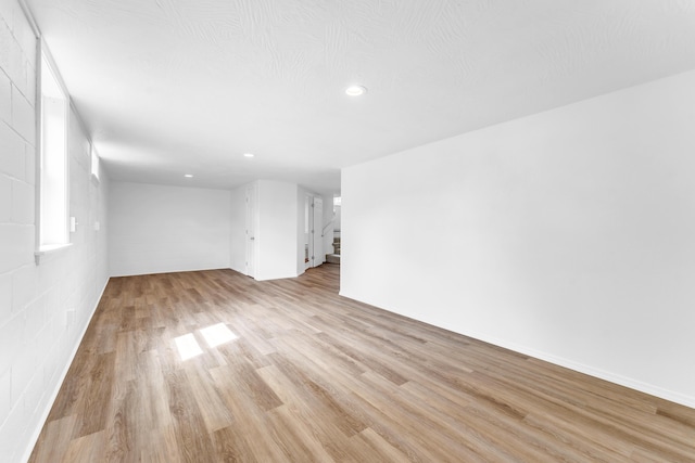 1107 E Mccracken Rd, Ozark, MO 65721 - interior space featuring light wood finished floors, stairs, and recessed lighting