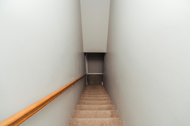 view of stairs